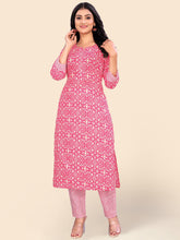 Printed Cotton Kurta Set